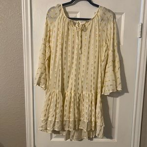 Chelsea & Violet Cream Dress Small